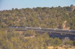 Grand Canyon Railway traveling to the Canyon